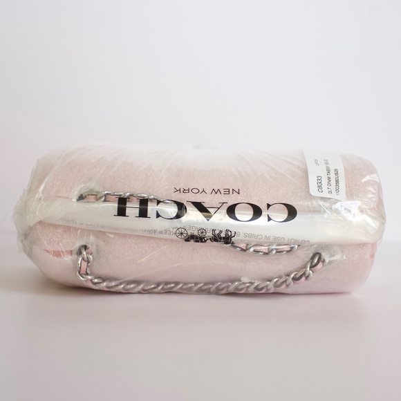 Coach Tabby Shoulder Bag 20 With Pink Denim Quilting - Picture 10 of 10